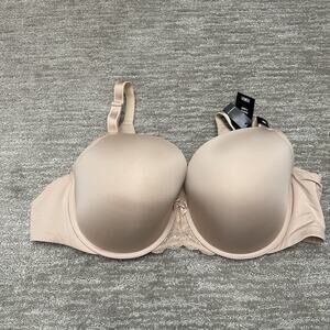 Torrid Curve Bra Womens 46C Nude Beige 360 Back Smoothing Push-Up T-Shirt